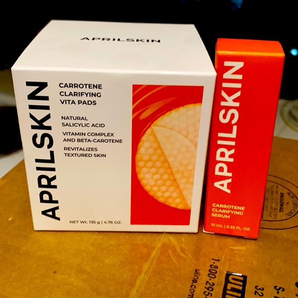 **SOLD On Mercari April Skin Carrotene Pads and Serum - Picture 1 of 6